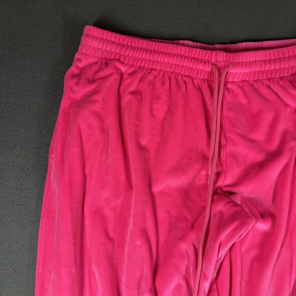 PINK Victoria's Secret Pants Womens XL Pink Velour Lounge Sweatpants Embroidered - Picture 5 of 10